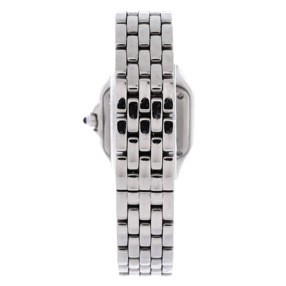 Panthere de Cartier Quartz Watch Stainless Steel with Diamond Bezel 22