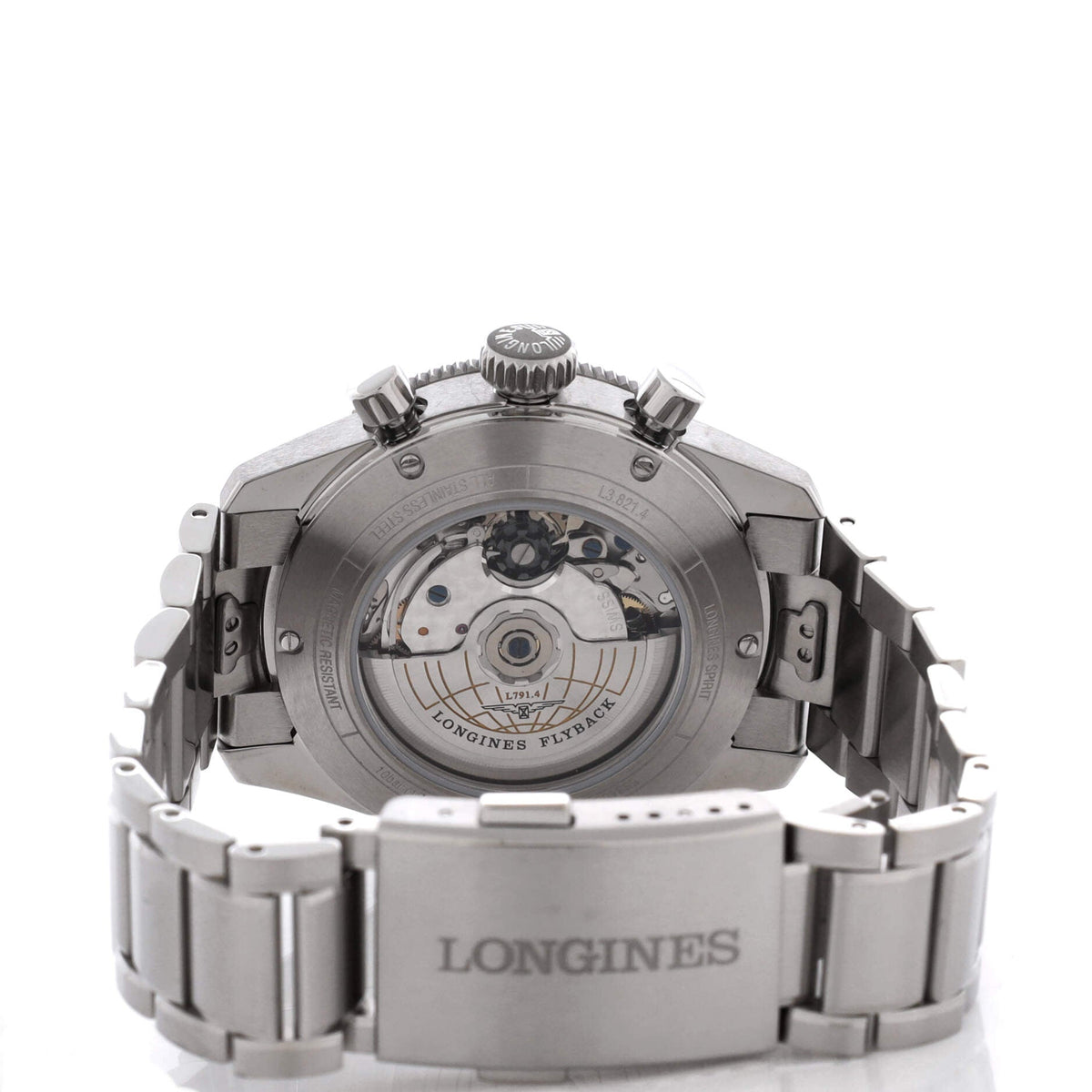 Spirit Flyback Chronometer Chronograph Automatic Watch Stainless Steel 42
