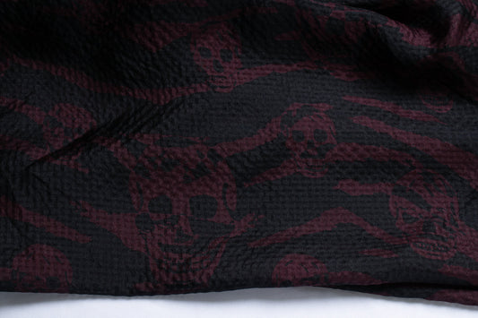 Alexander McQueen, sheer skull printed scarf