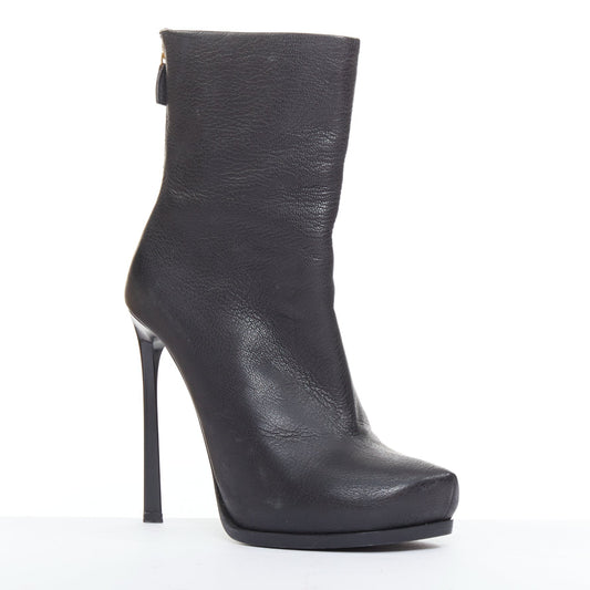 Women's Lanvin Leather Stiletto Ankle Boots
