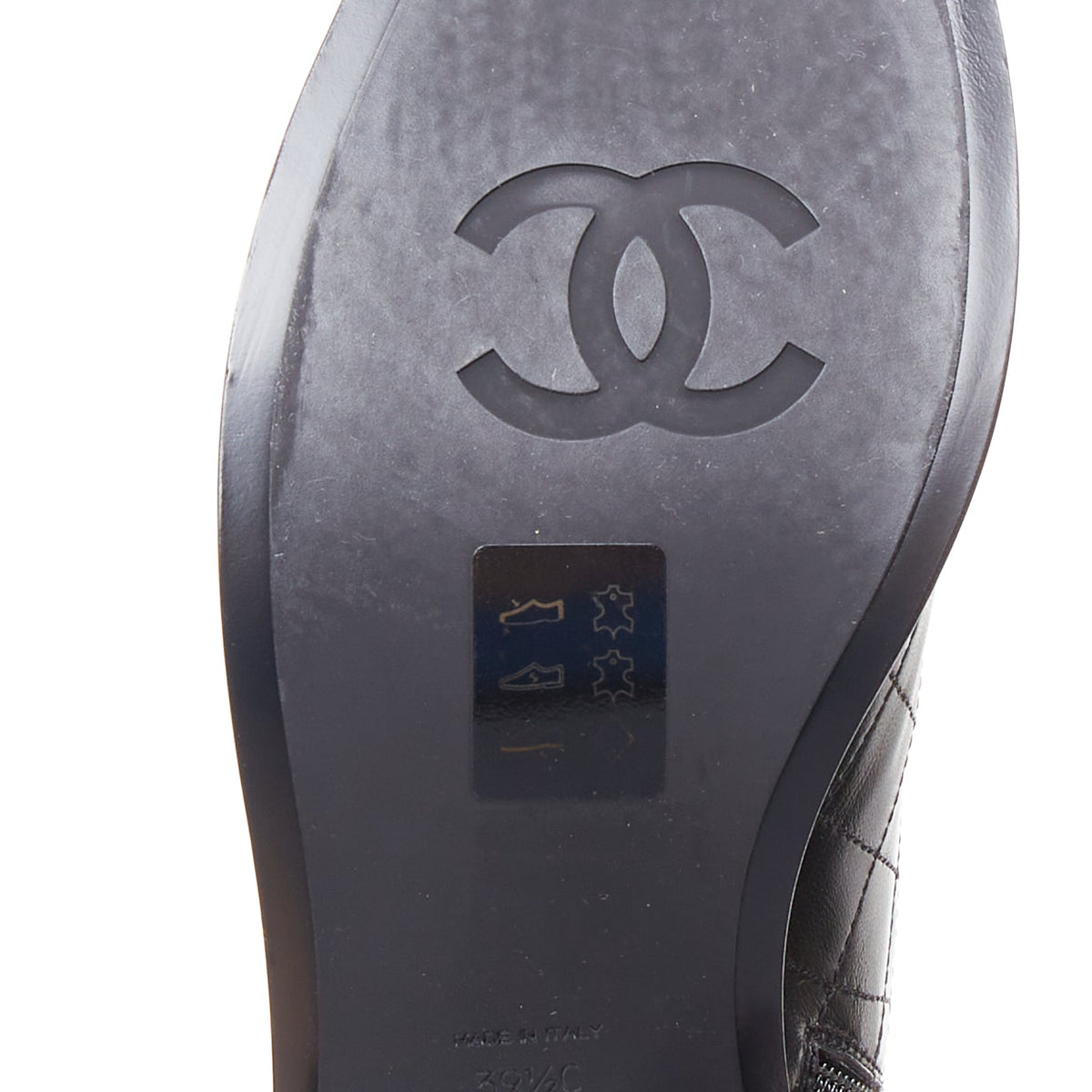 Women's Chanel Quilted Lamb Ankle Boots