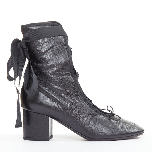 Women's Valentino 2016 Runway Crinkled Leather Ribbon