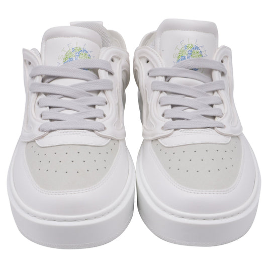 Women's Stella McCartney S-Wave Sneakers in White Leather