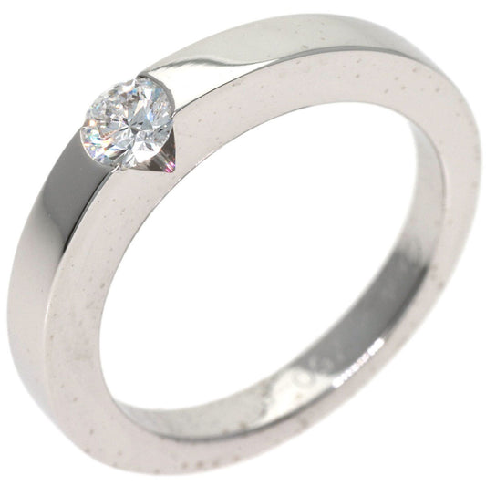 Band Ring 18K White Gold with Diamond