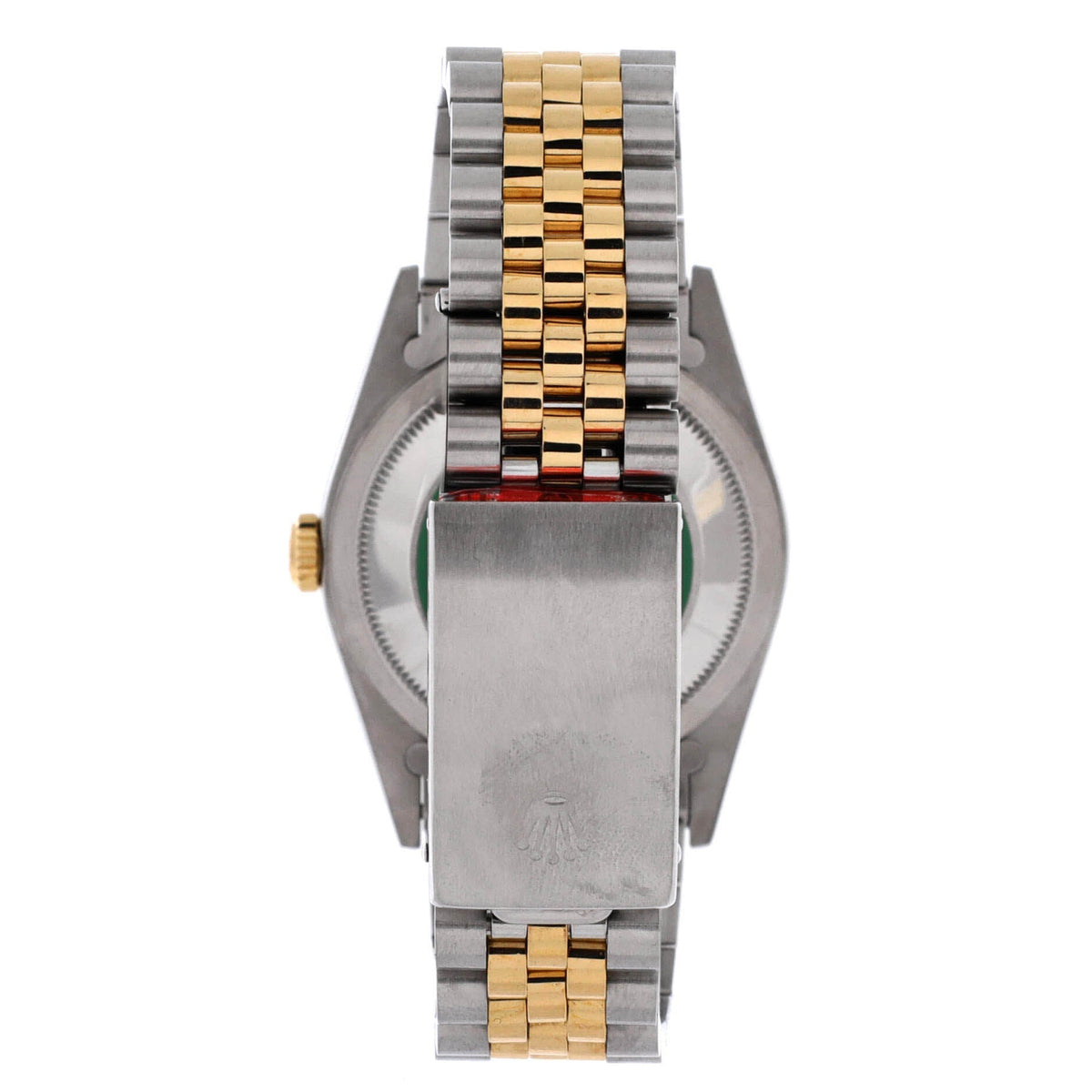 Oyster Perpetual Datejust Automatic Watch Stainless Steel and Yellow Gold with Diamond Markers 36