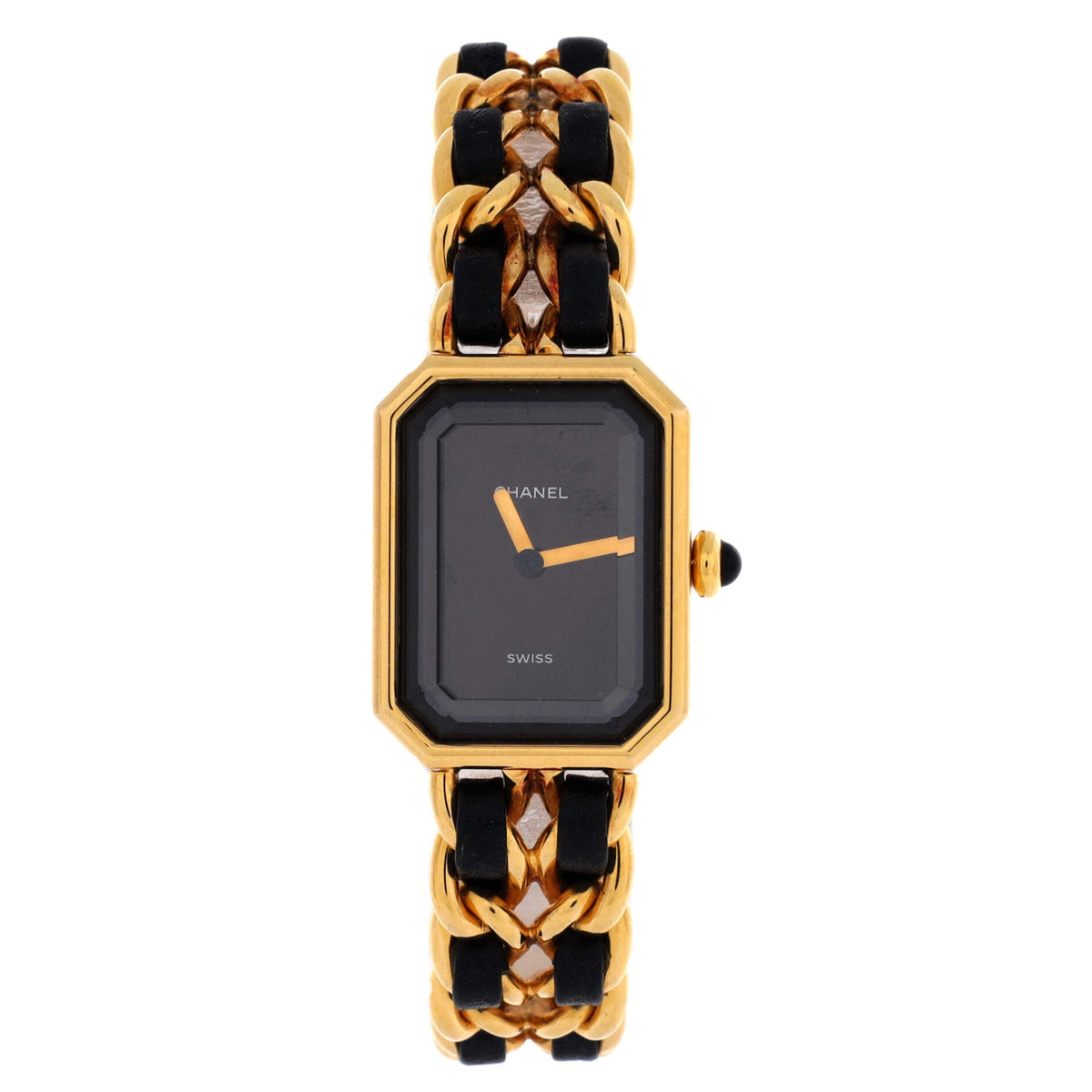 Premiere Rock Quartz Watch Plated Metal and Leather 20