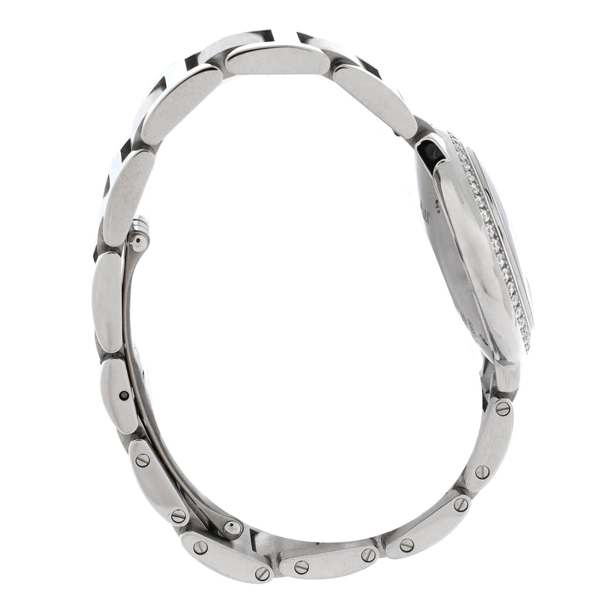 Ballon Bleu de Cartier Quartz Watch Stainless Steel with Diamond Bezel and Markers 28