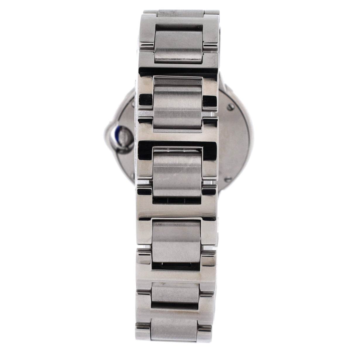 Ballon Bleu de Cartier Quartz Watch Stainless Steel with Diamond Markers 28