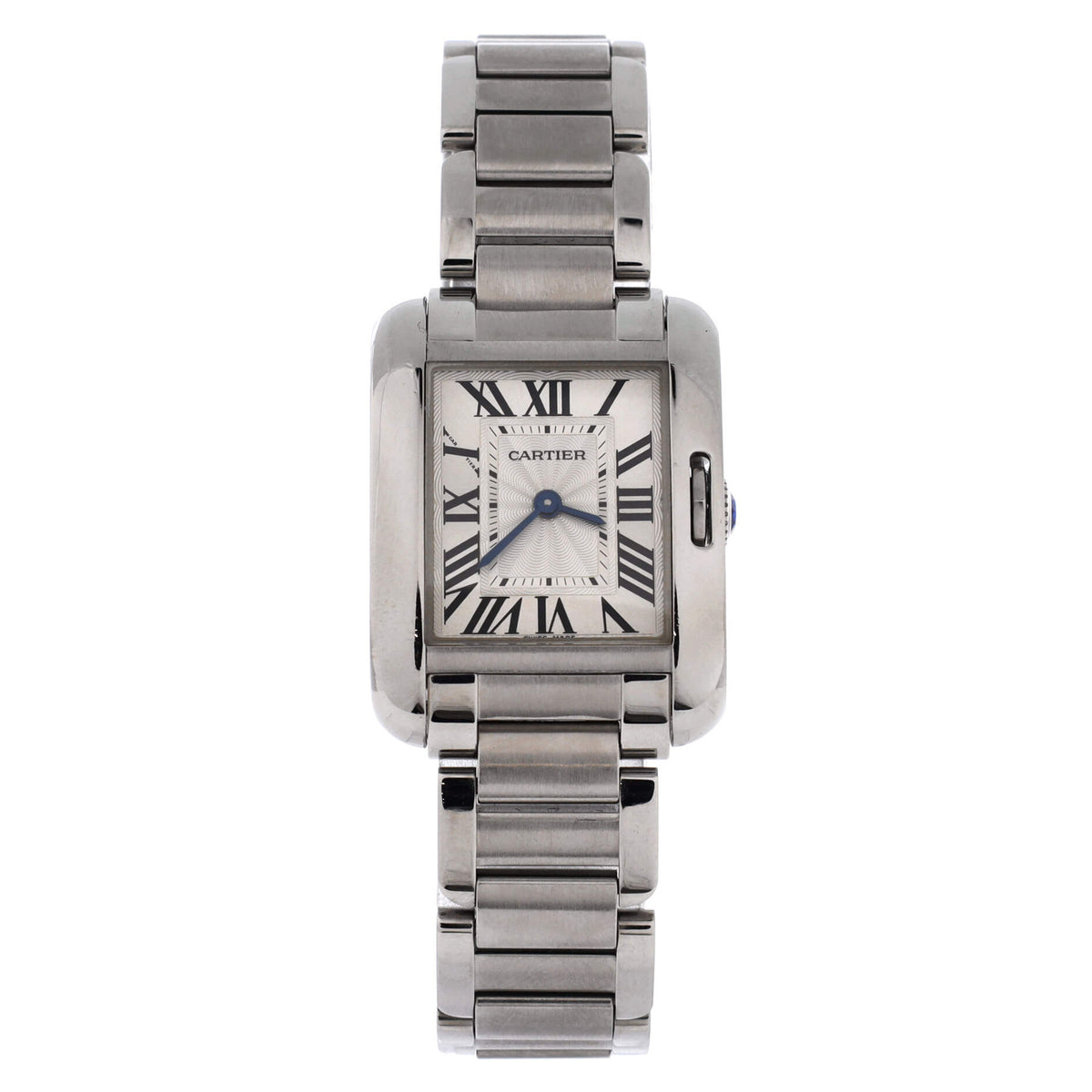 Tank Anglaise Quartz Watch Stainless Steel 23