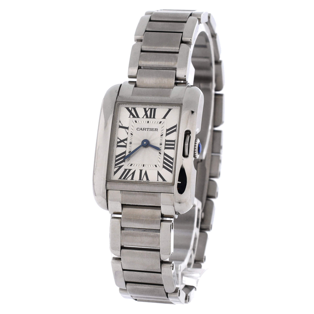 Tank Anglaise Quartz Watch Stainless Steel 23