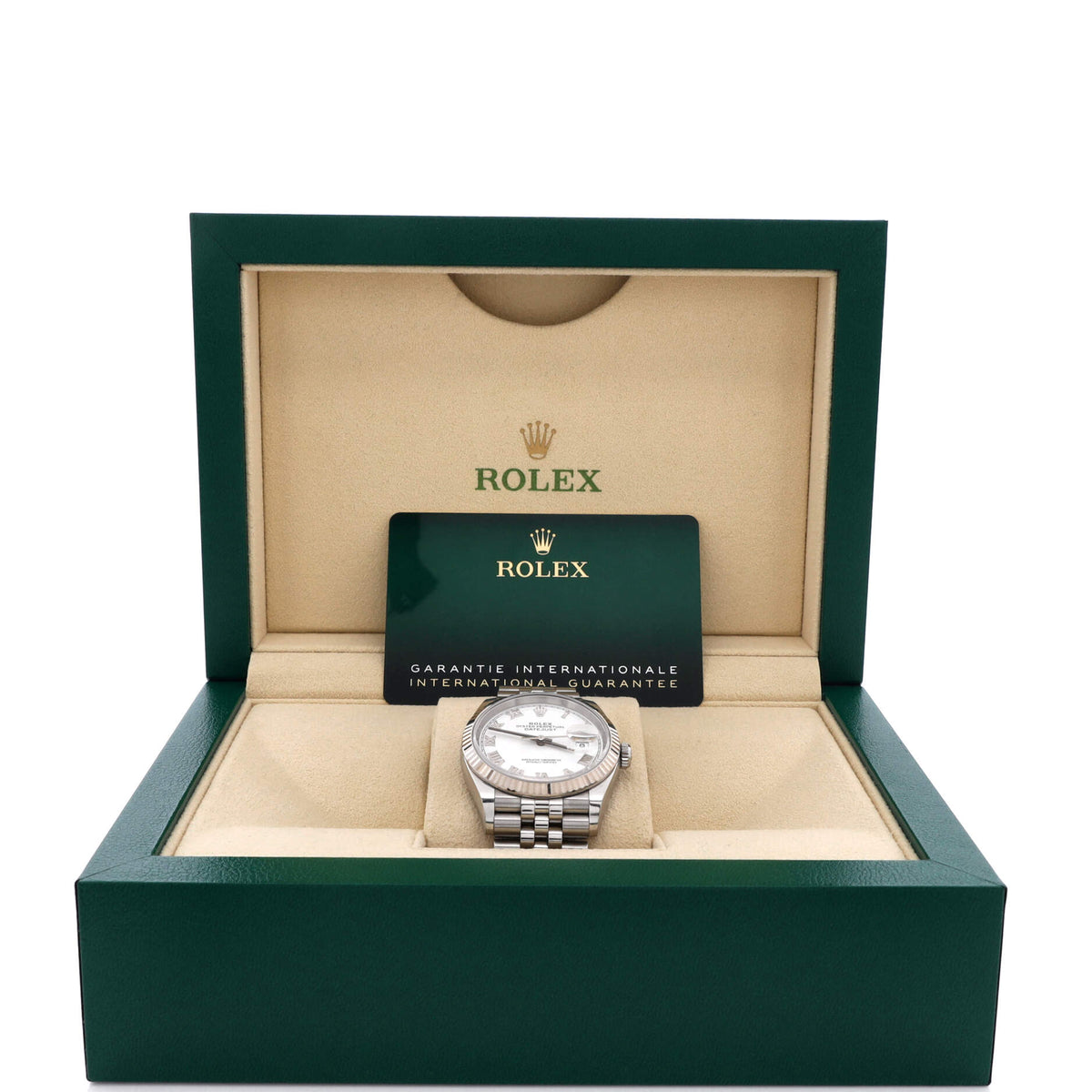 Oyster Perpetual Datejust Automatic Watch Stainless Steel and White Gold 36
