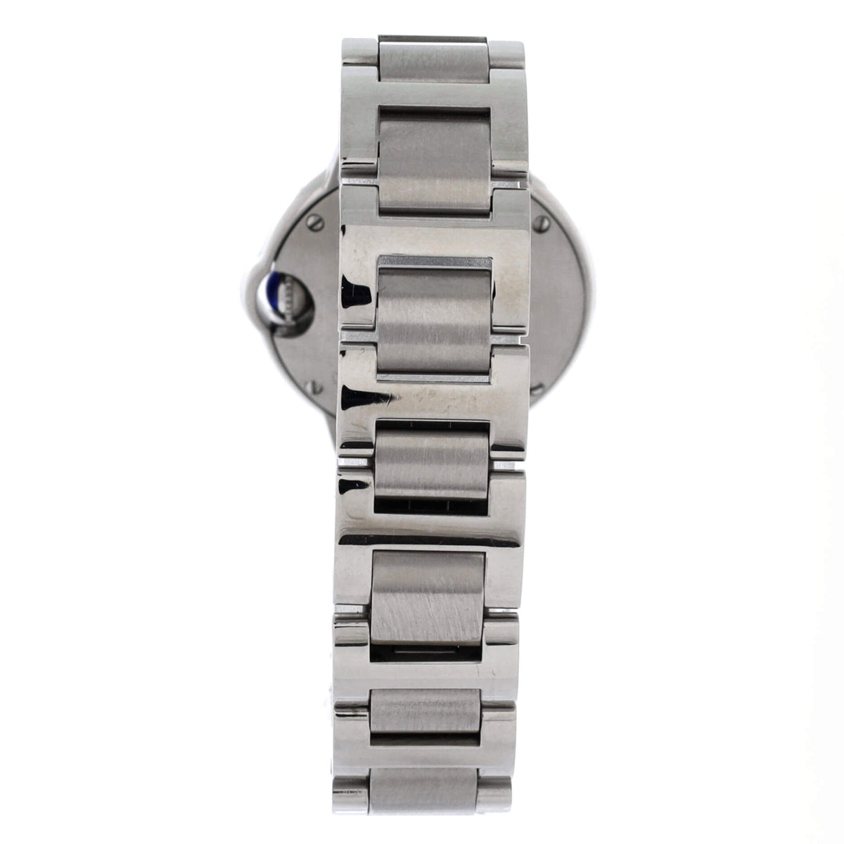 Ballon Bleu de Cartier Quartz Watch Stainless Steel with Diamond Bezel 28