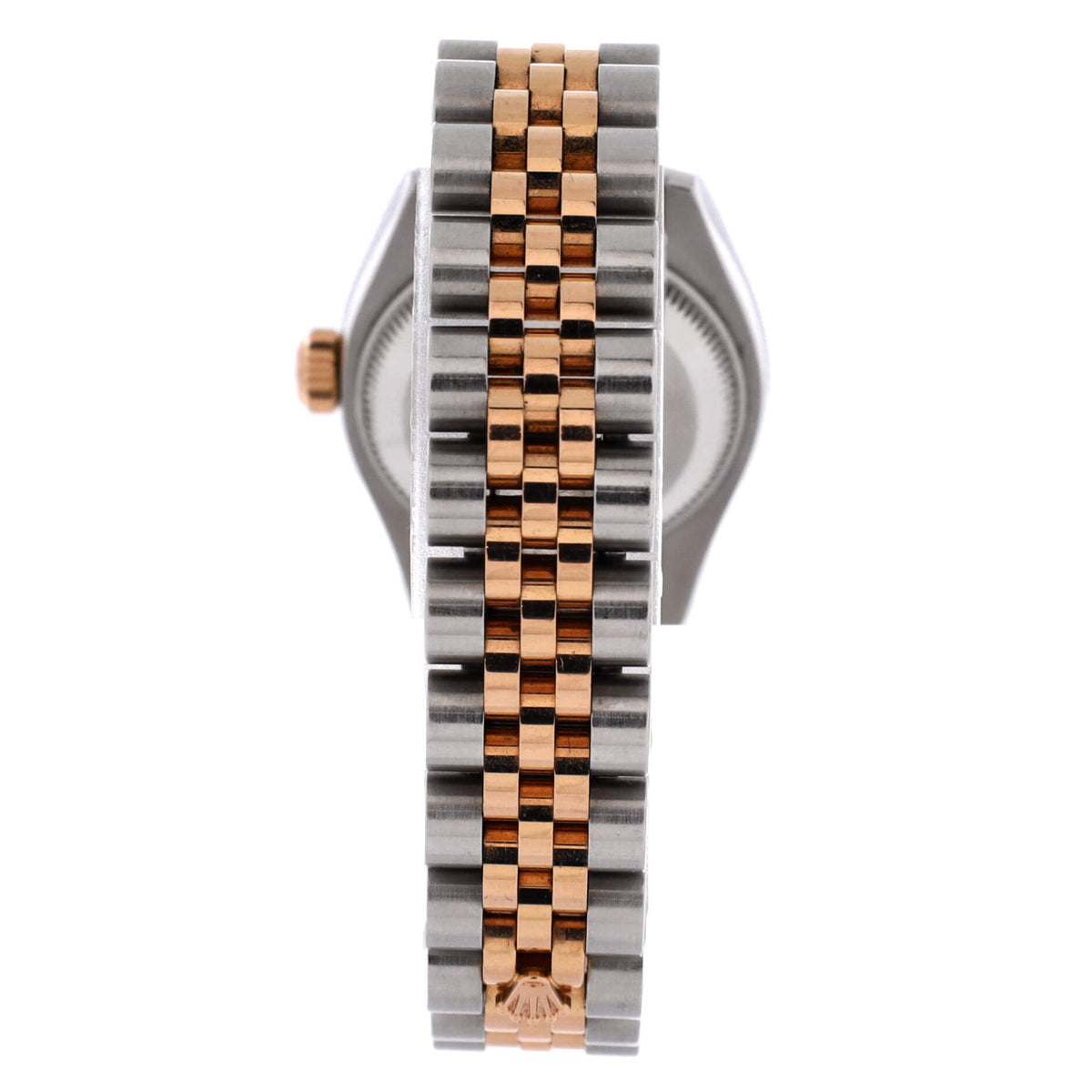 Oyster Perpetual Datejust Automatic Watch Stainless Steel and Rose Gold with Diamond Markers 26