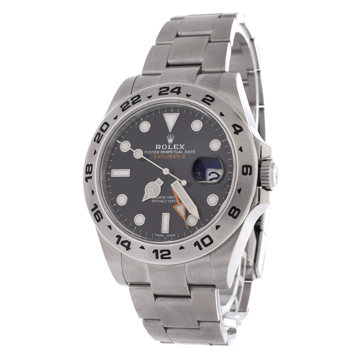 Oyster Perpetual Explorer II Automatic Watch Stainless Steel 42