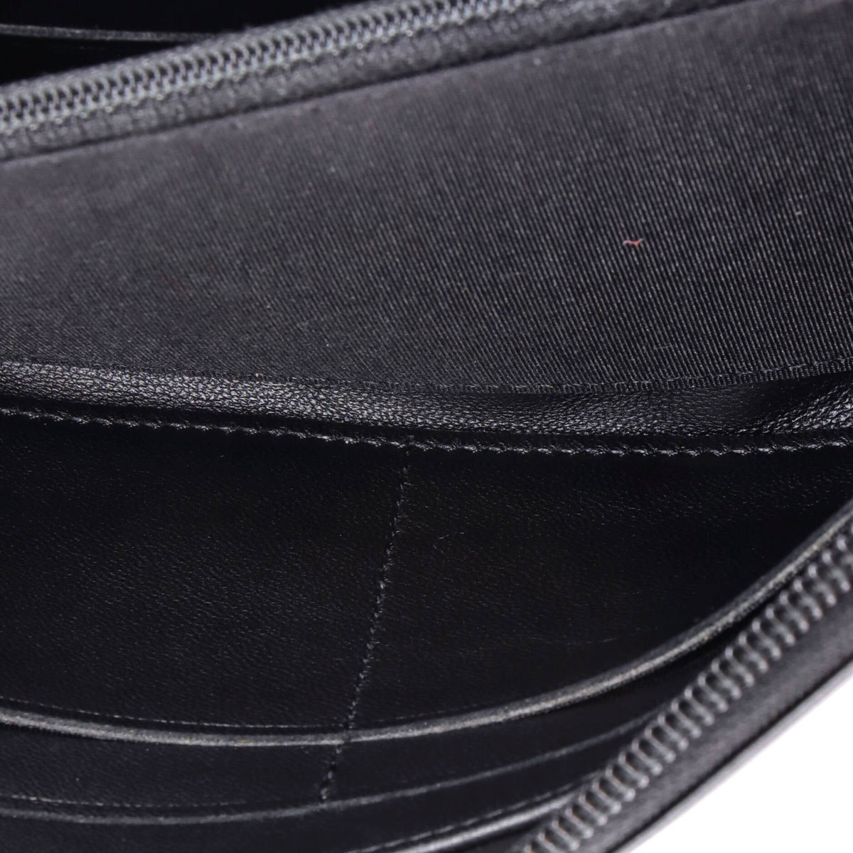 Boy Zip Around Wallet Quilted Lambskin Long