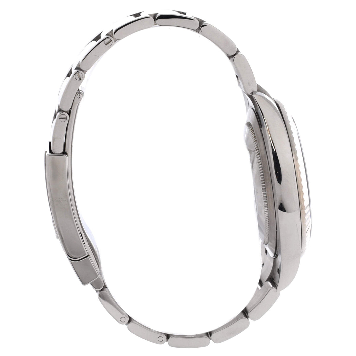 Oyster Perpetual Datejust Automatic Watch Stainless Steel and White Gold 41