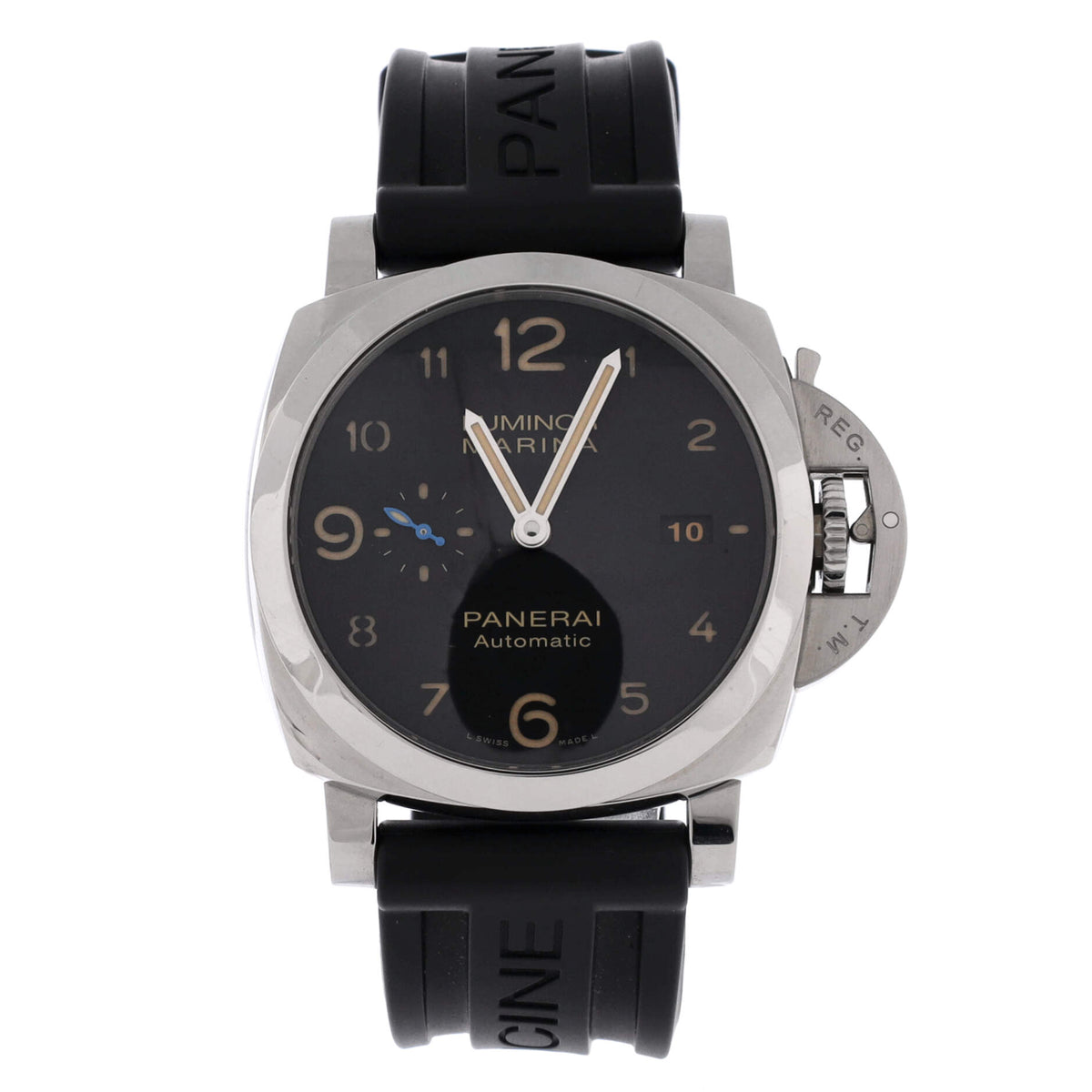 Luminor 1950 3 Days Automatic Watch Stainless Steel and Rubber 44