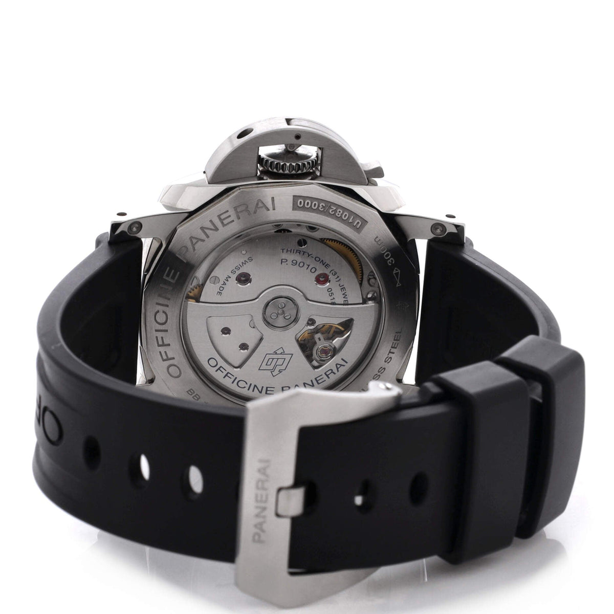 Luminor 1950 3 Days Automatic Watch Stainless Steel and Rubber 44