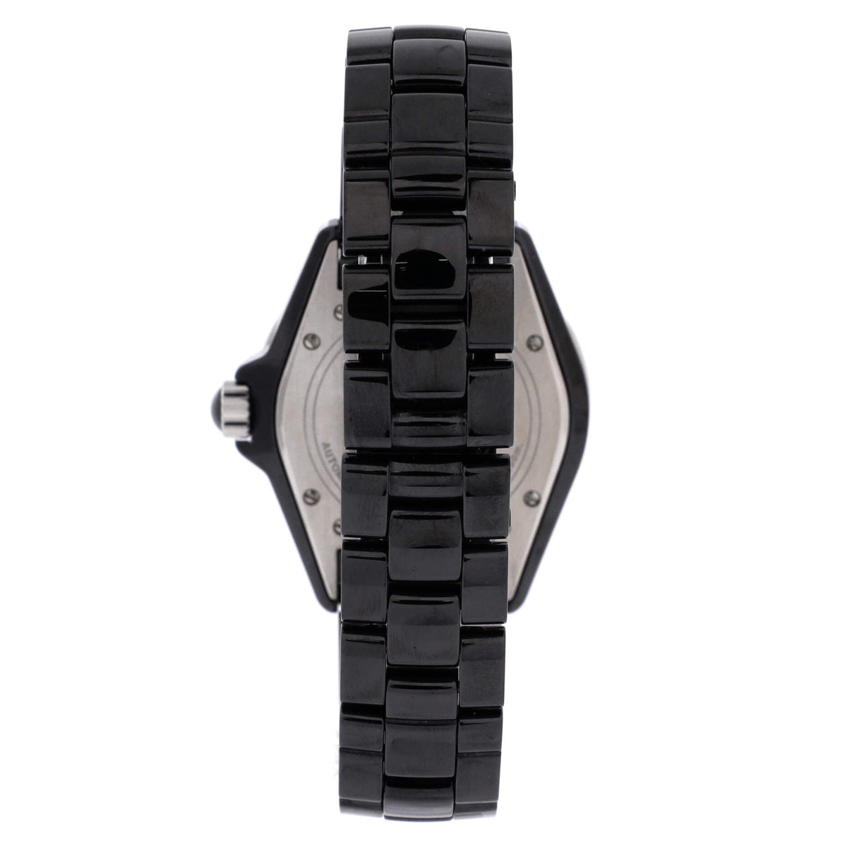 J12 Automatic Watch Ceramic and Stainless Steel with Diamond Markers 38