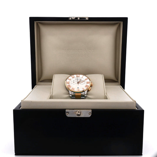 Atlas Dome Chronograph Automatic Watch Stainless Steel and Rose Gold 42