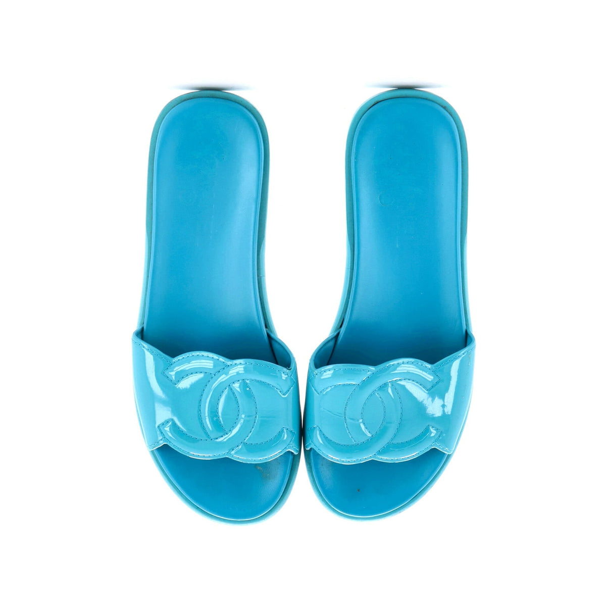 Women's CC Slide Sandals Patent