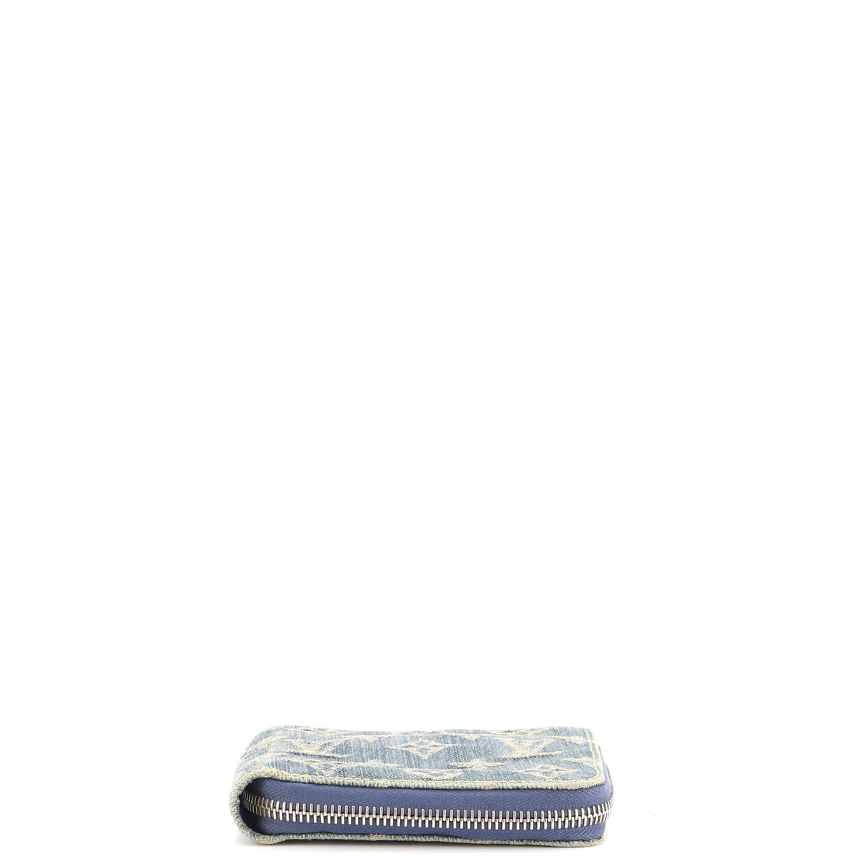 Zip Wallet Monogram Denim Compact