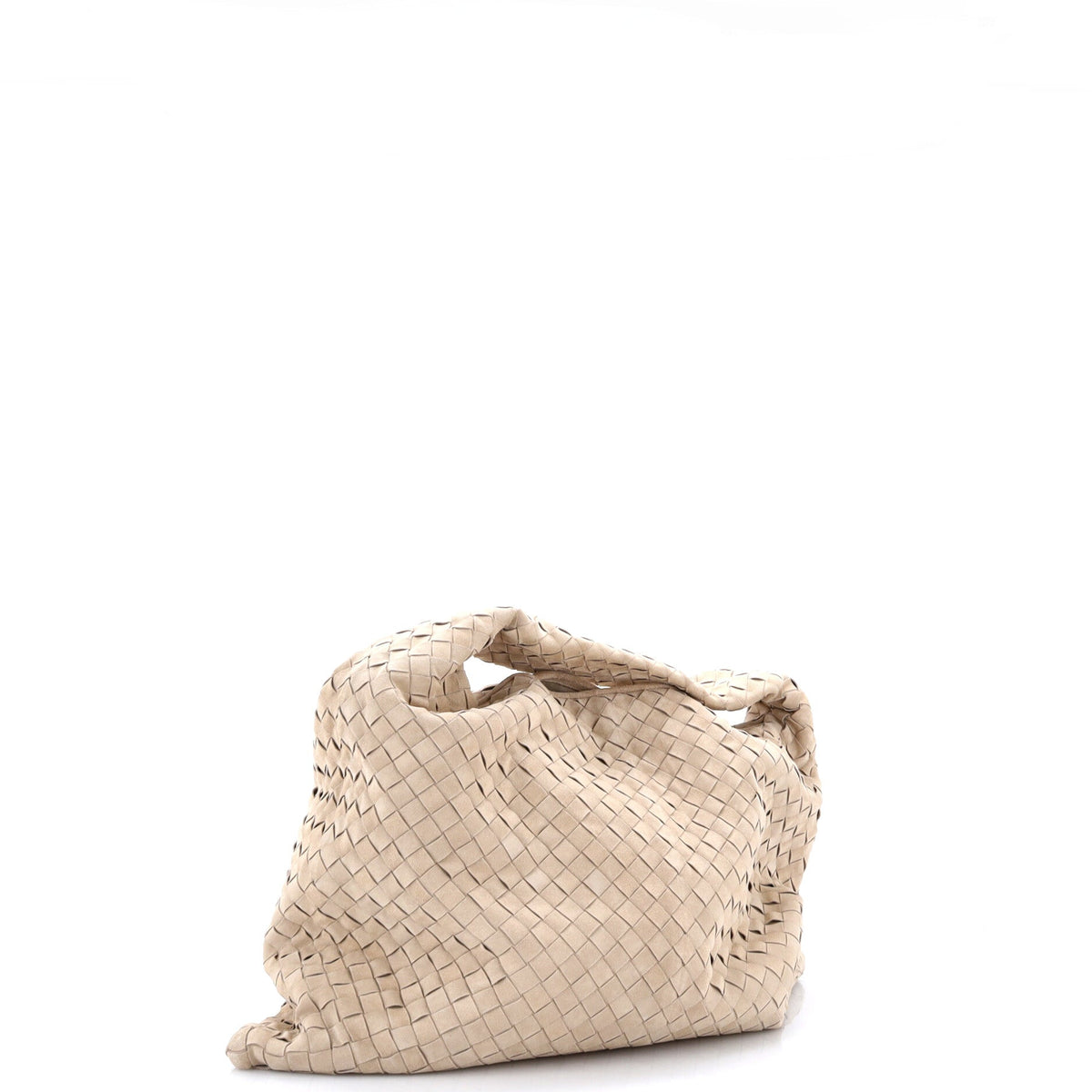 Hop Hobo Intrecciato Suede Large