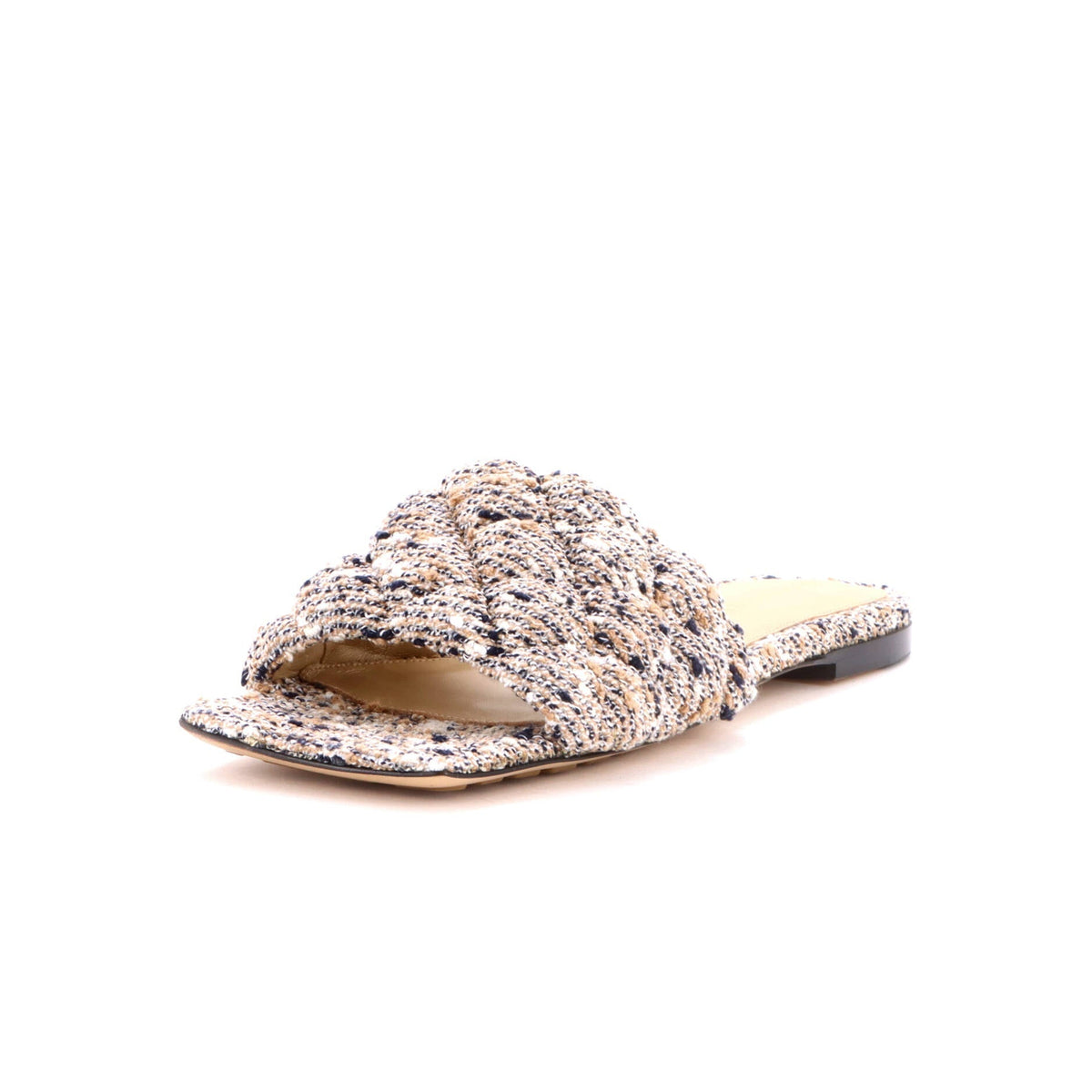 Women's The Padded Flat Sandals Quilted Boucle