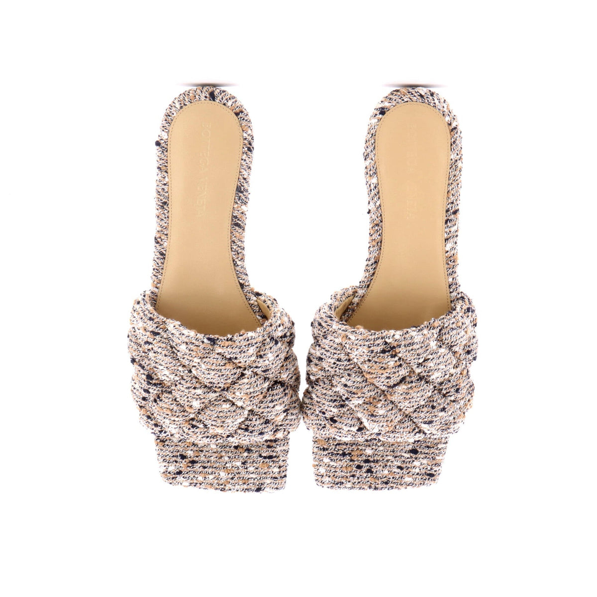 Women's The Padded Flat Sandals Quilted Boucle
