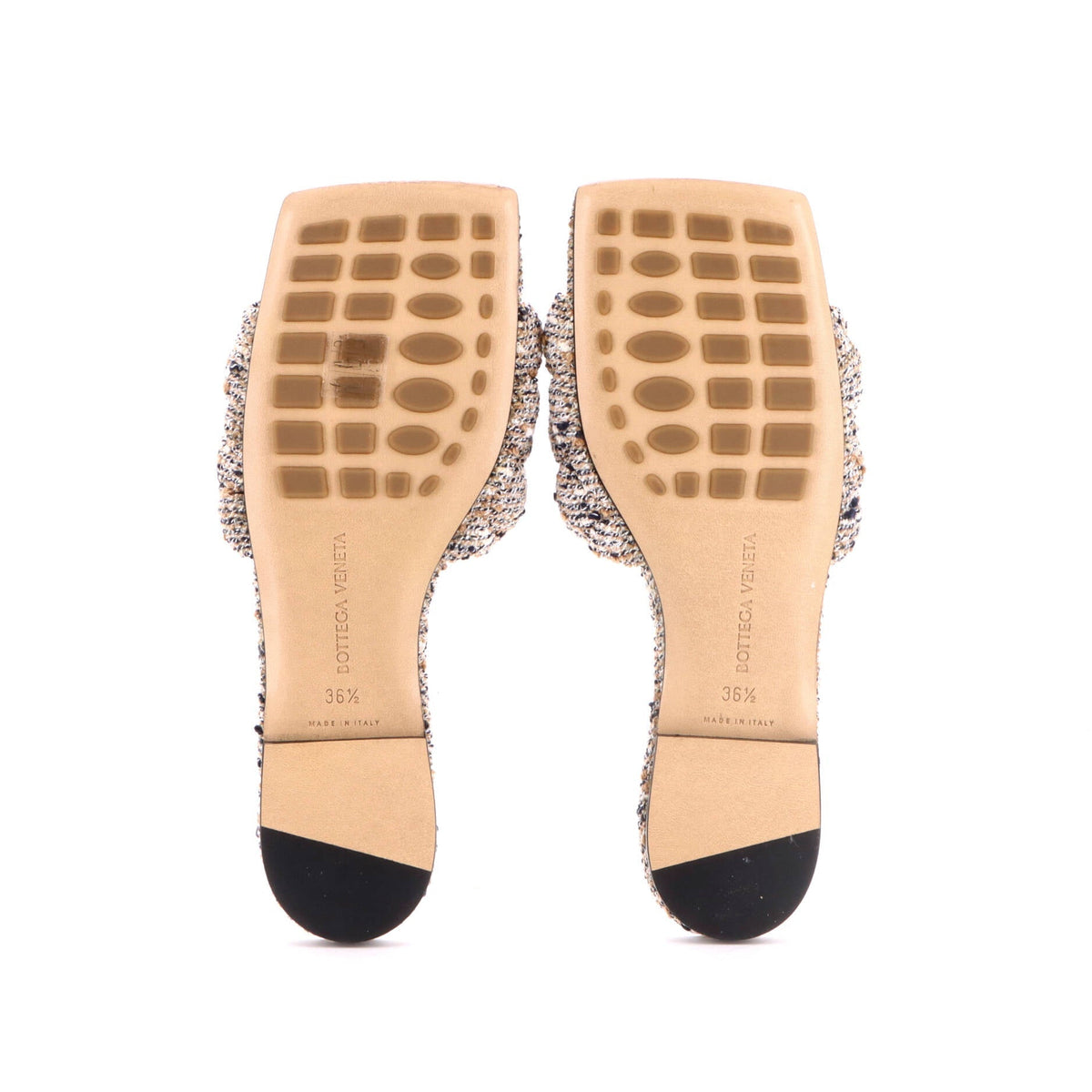 Women's The Padded Flat Sandals Quilted Boucle