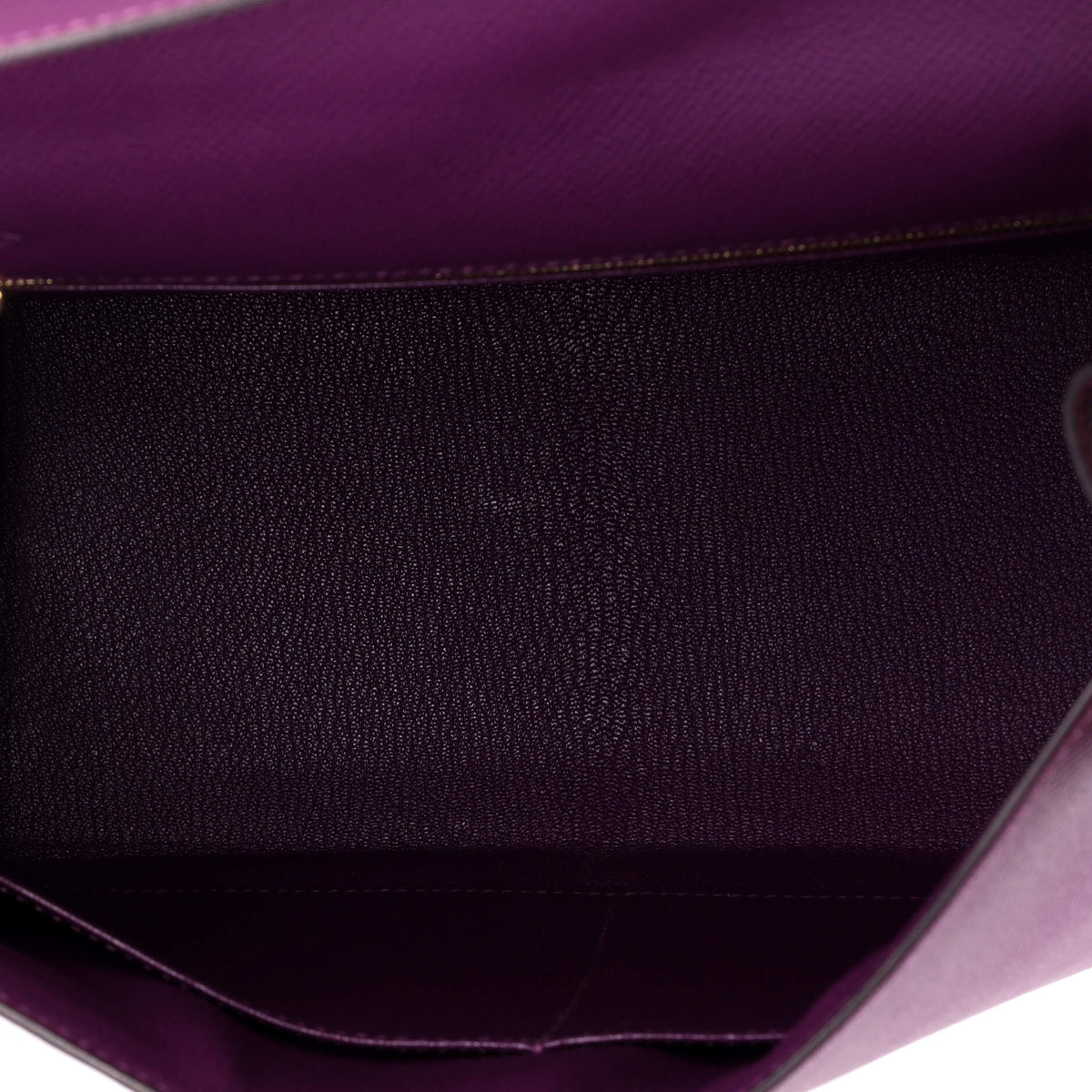 Kelly Handbag Anemone Epsom with Gold Hardware 28