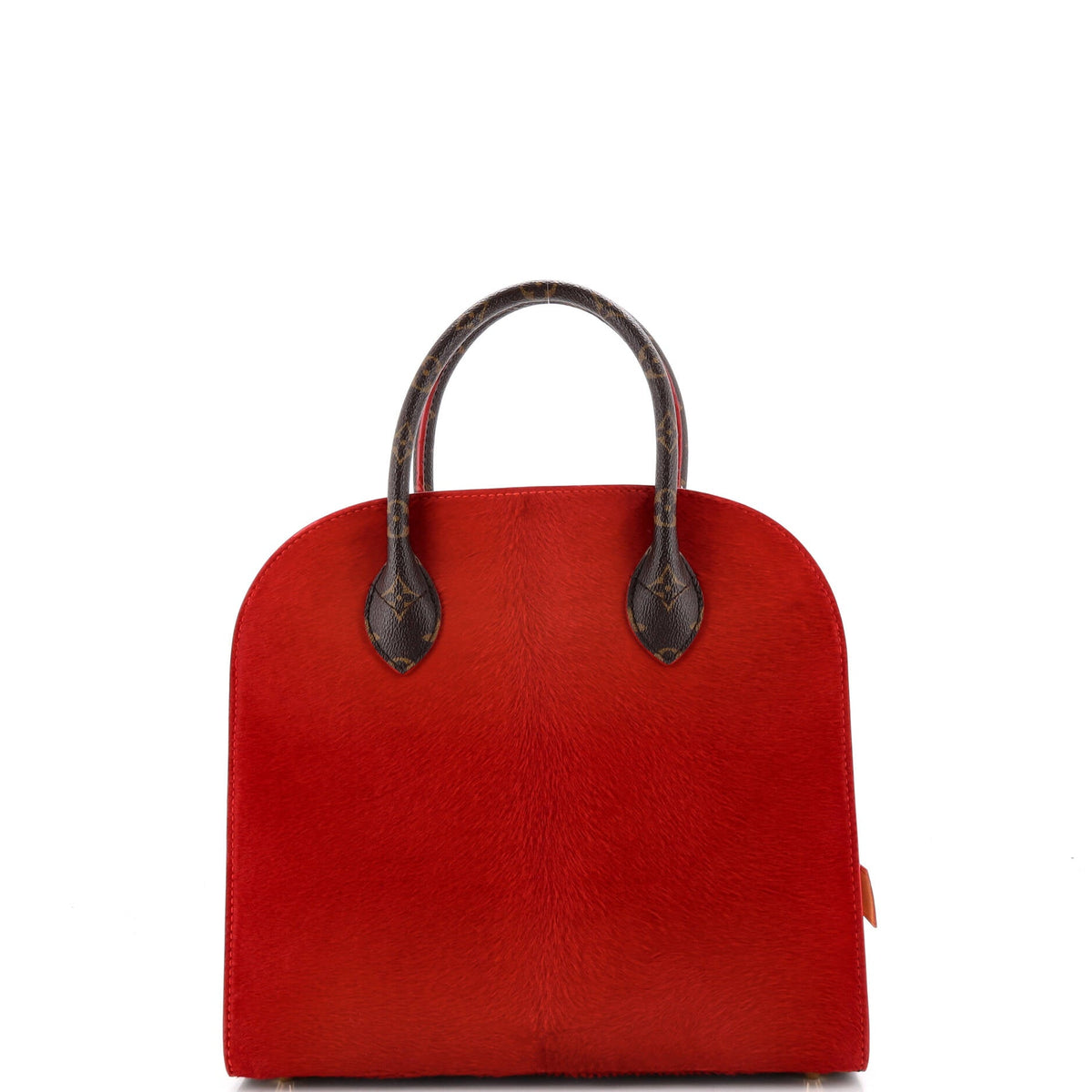 x Christian Louboutin Shopping Bag Calf Hair and Monogram Canvas