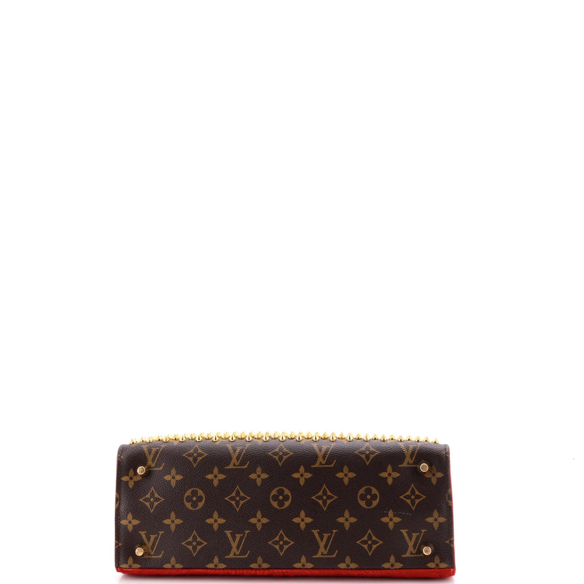 x Christian Louboutin Shopping Bag Calf Hair and Monogram Canvas