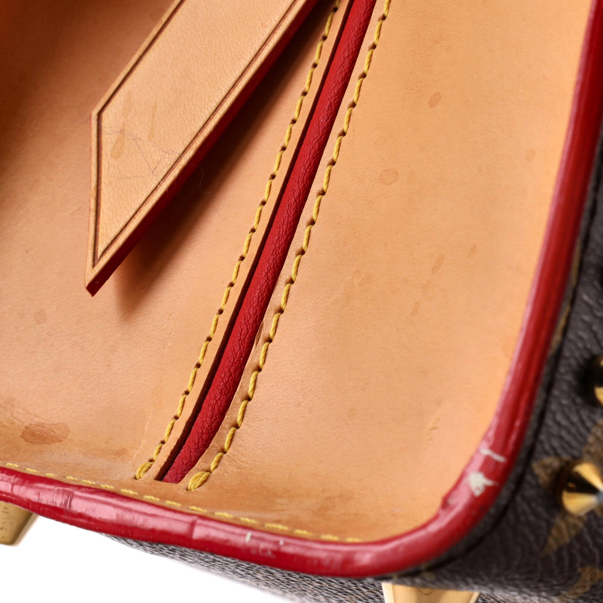 x Christian Louboutin Shopping Bag Calf Hair and Monogram Canvas