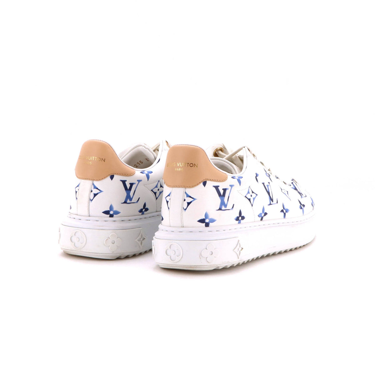 Women's Time Out Sneakers Monogram Print Leather