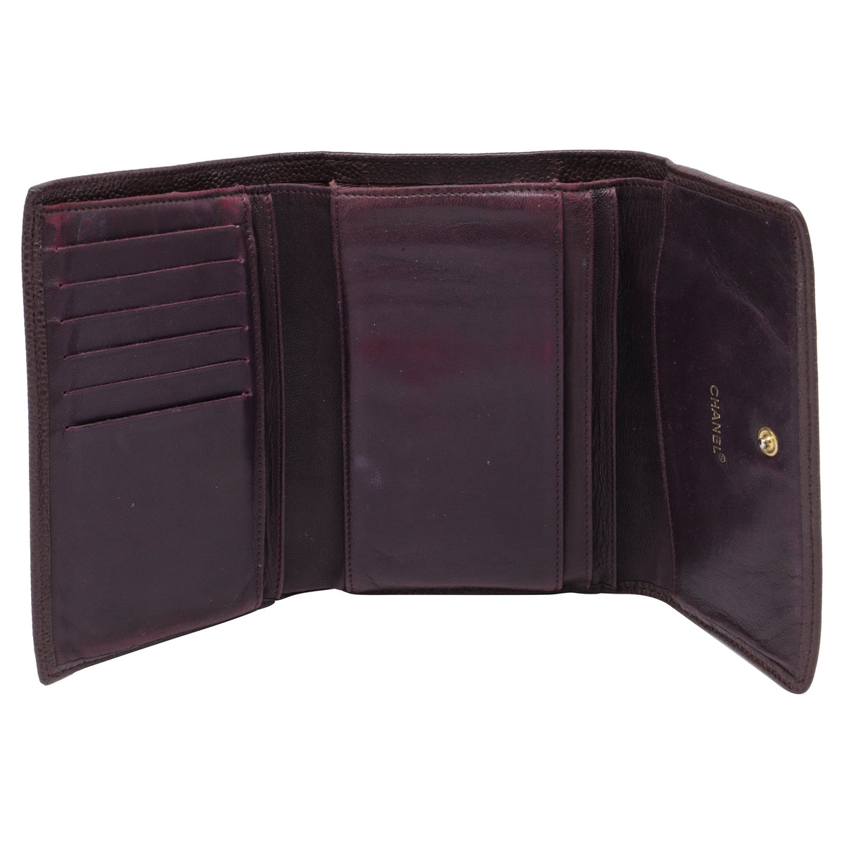 Timeless CC Flap Wallet Caviar Long