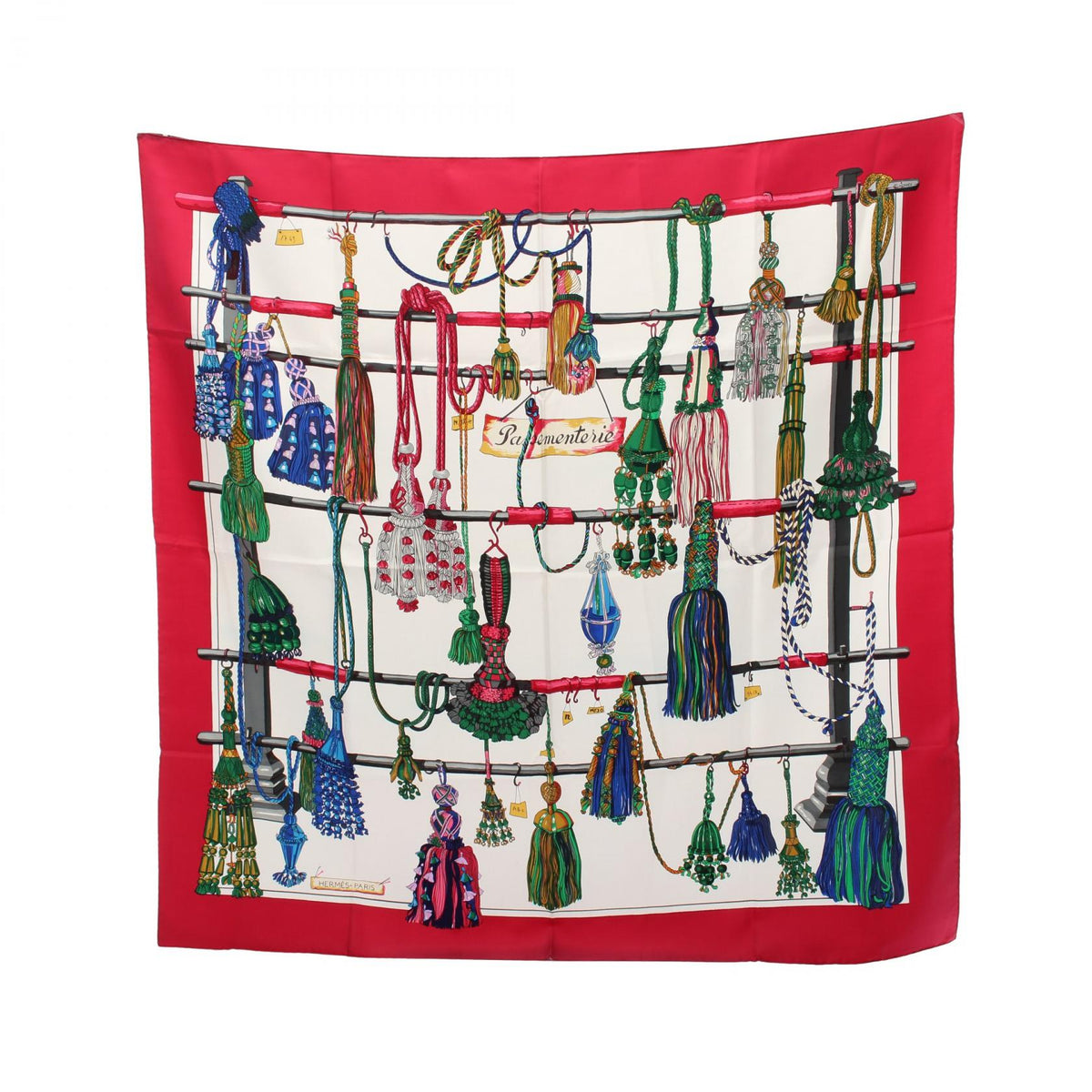 Hermes Carre90 Pasementerie Silk Scarf