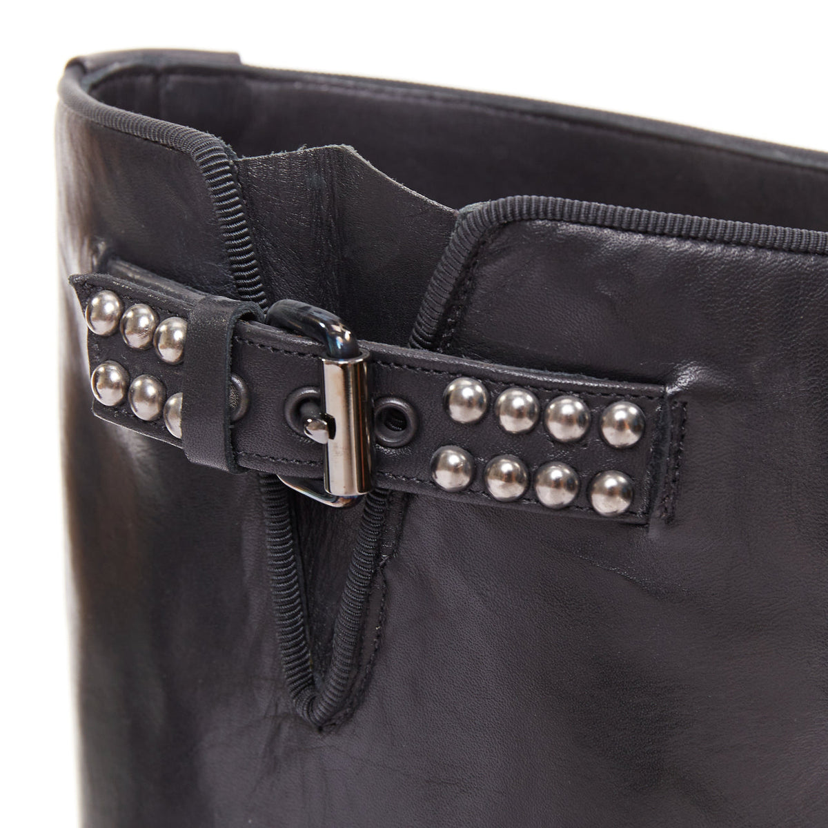 Women's Christian Louboutin Studded Wedged Boots