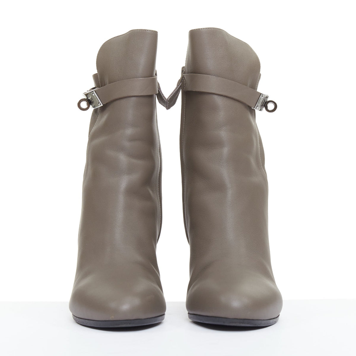Women's Hermes Kelly Buckle Ankle Boots