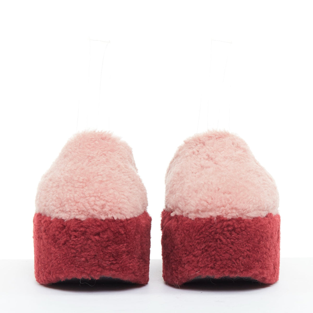 Women's Fendi Shearling Platform Mules