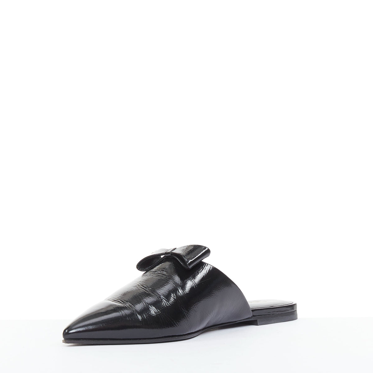 Women's Chanel Patent Leather Pointy Mules