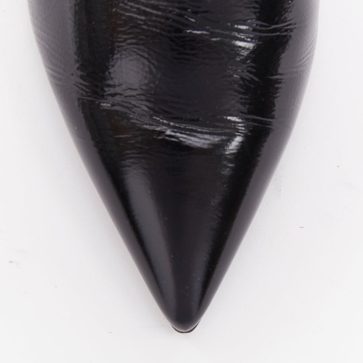 Women's Chanel Patent Leather Pointy Mules
