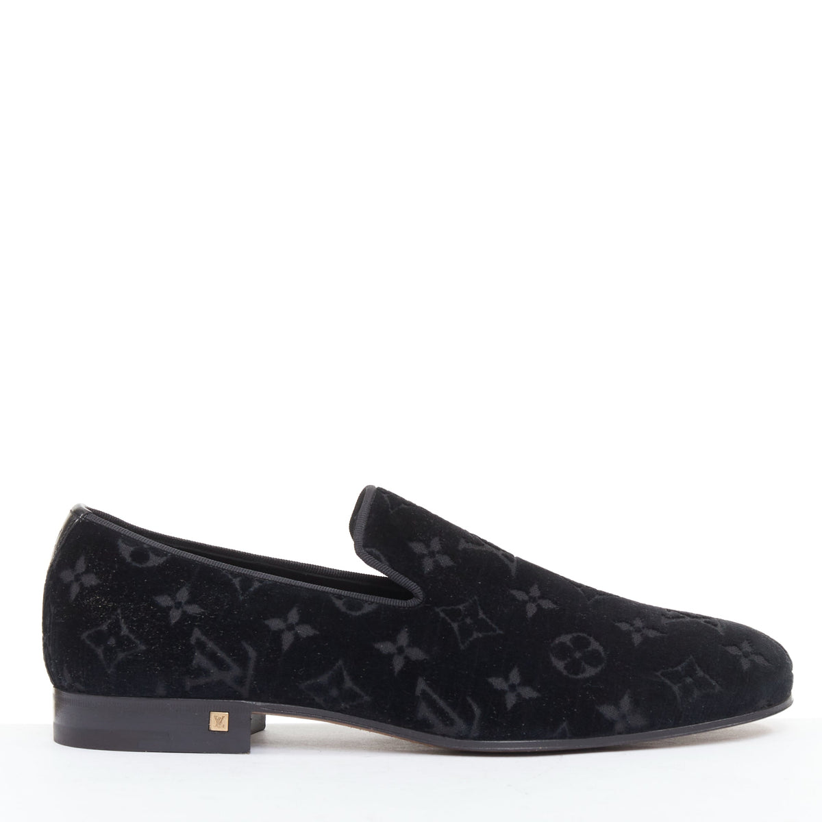 Men's Louis Vuitton Velvet Monogram Loafers