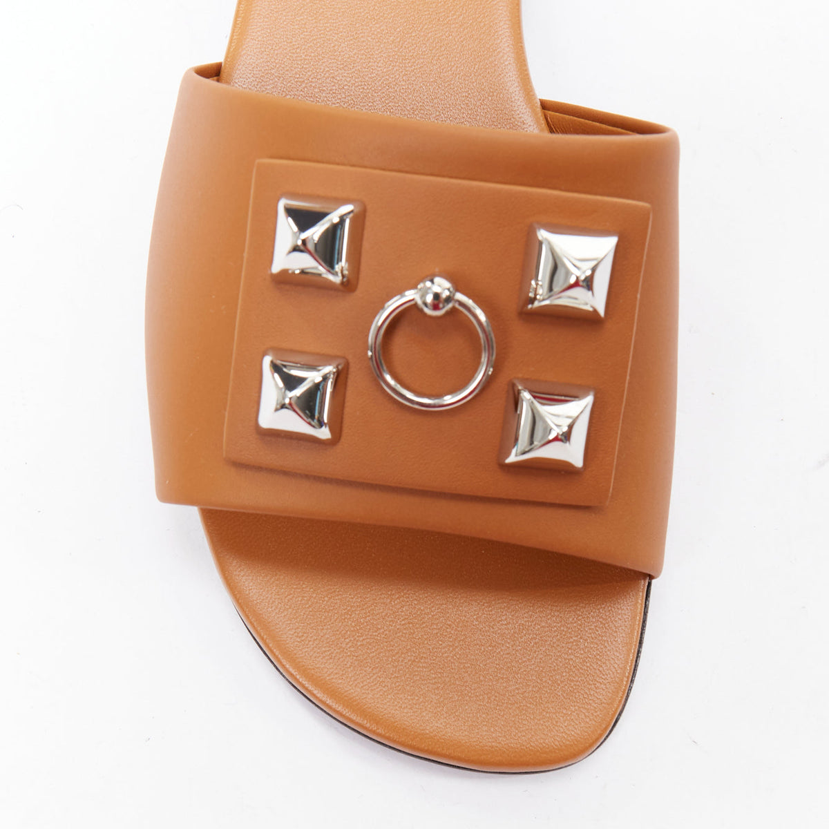 Women's Hermes Leather Flat Sandal