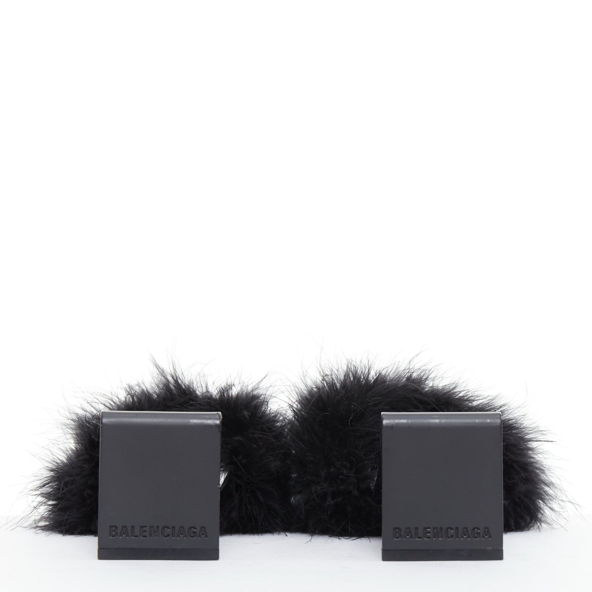 Women's Balenciaga Feather Slipper Sandals