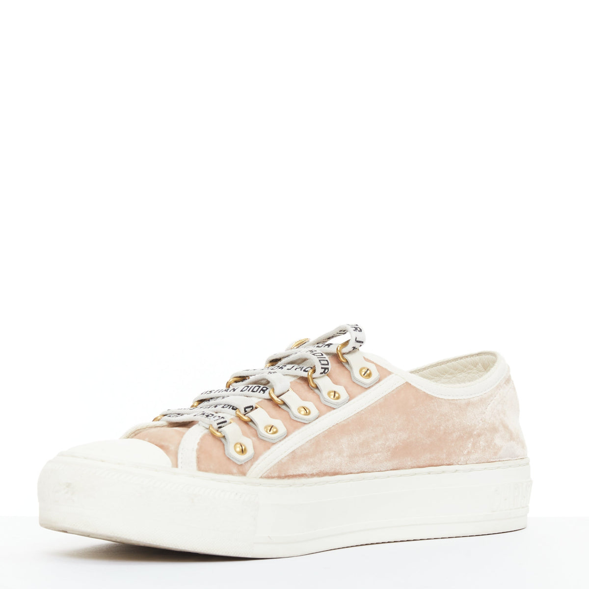 Women's Christian Dior WalknDior Velvet Sneakers
