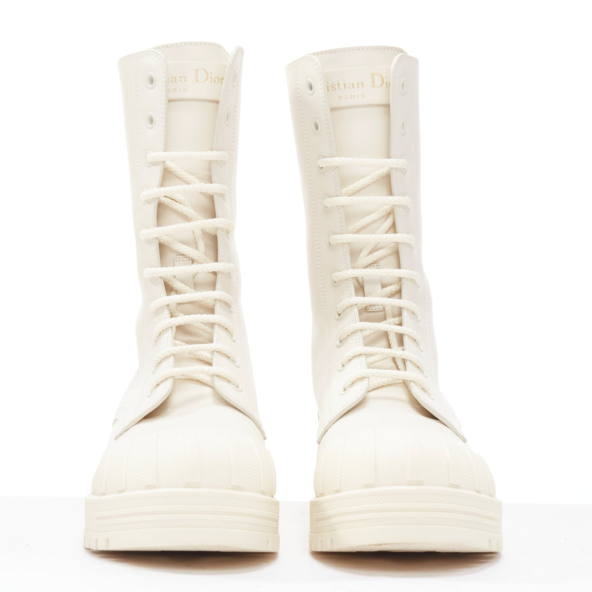 Women's Dior Rubber Cap Combat Boots