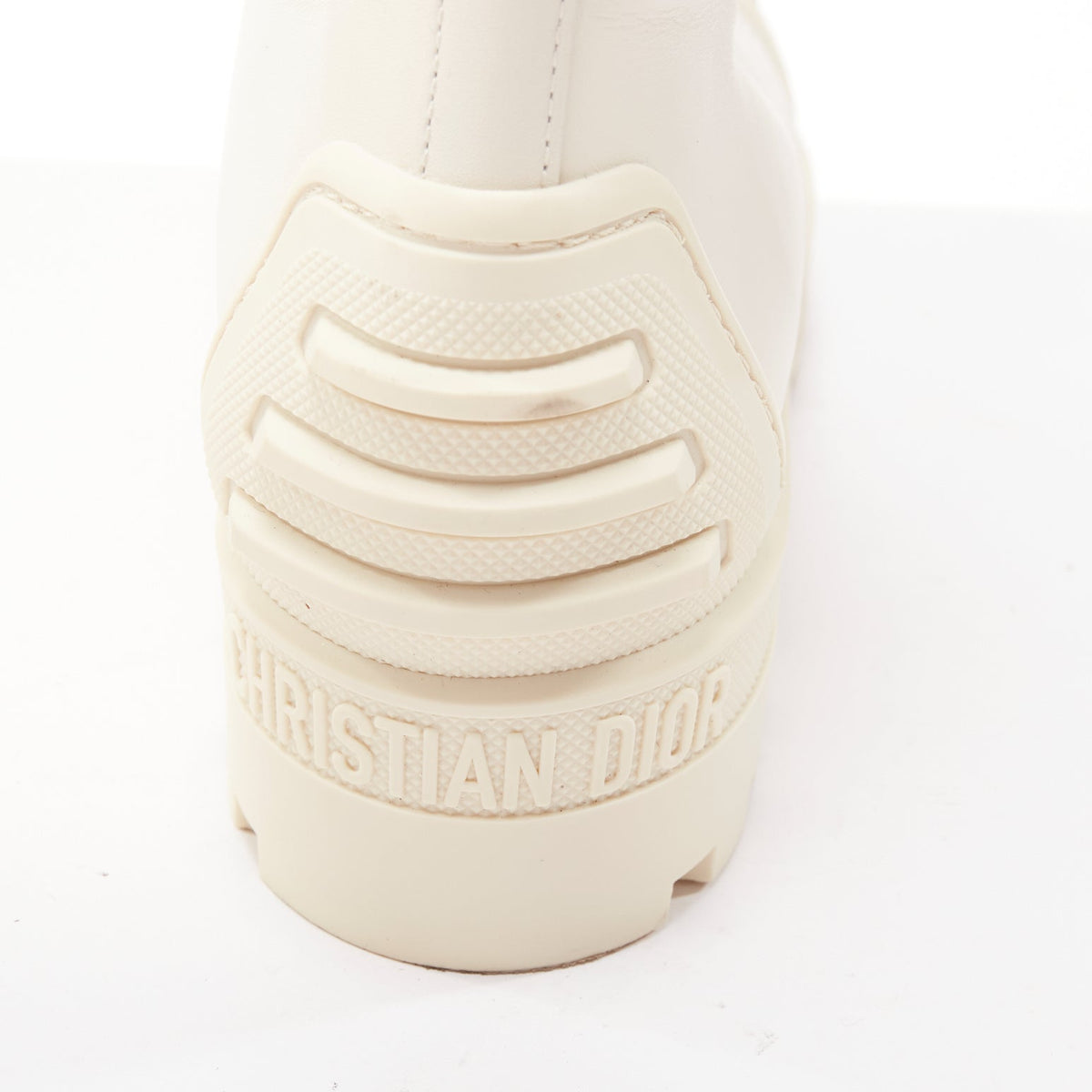 Women's Dior Rubber Cap Combat Boots