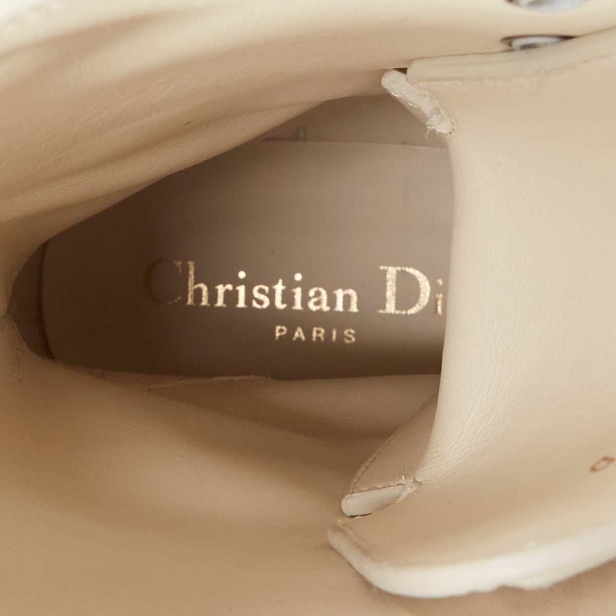 Women's Dior Rubber Cap Combat Boots