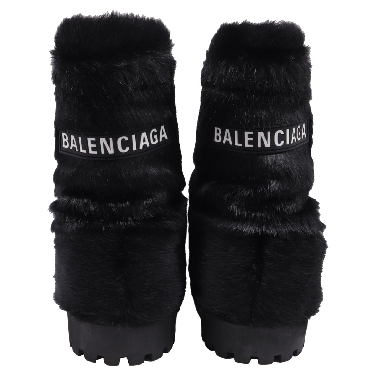 Men's Balenciaga Alaska Low Boots in Black Synthetic